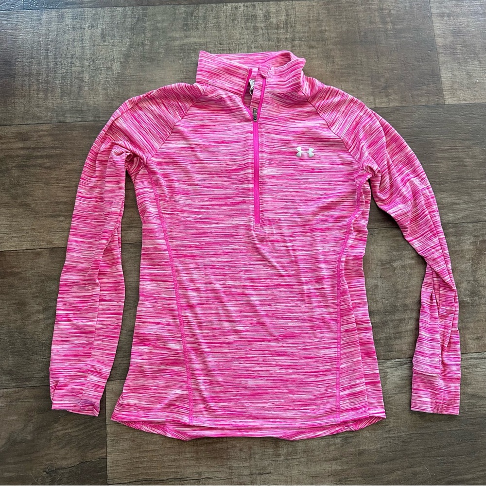 Under Armour all westher half zip Pink heather